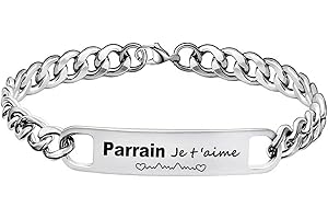 LUODAN Cadeau Homme Bracelet,Bracelet de Homme,Cadeau Papa Papy Tonton Frère Parrain Cadeaux d'anniversaire,Cadeau Noël pour Homme
