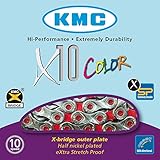 KMC X10 Vivid 10 Catena Velocità - Rosso