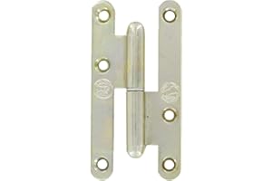 Jardinier Massard - Paumelle ou charniere Acier Chromate Bout Rond-paumelle Acier Chromate Bout Rond - Dim mm.140 x 55 - Sens.D -, Inconnu