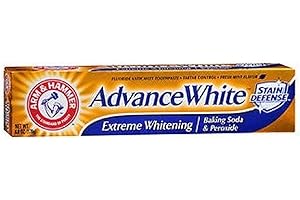 Arm & Hammer Advance Toothpaste Baking Soda Peroxide Tartar Control, White, 6 Ounce by Arm & Hammer