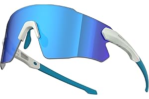 ER00 Wrap Around Light Weight Sports Sunglasses for Cycling Baseball Running Pickleball Hiking Trail Run