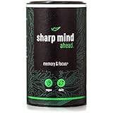 AHEAD Sharp Mind | Nootropic Brain Booster for Memory and Focus | with Alpha GPC, Huperzine A, Brahmi, L-Theanine | NO Caffeine | 90 Vegan Capsules