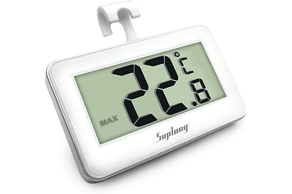 Thermomètres de réfrigérateur ou de congélateur digital et étanche Aigumi avec écran LCD facile à lire / Idéal pour la maison, les restaurants, les bars, les cafés,