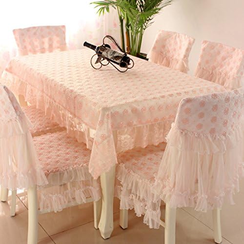 Country style rouqingsishui pink check lace square chair back covers and cushion cream