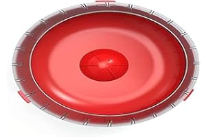 ZOLUX Rody3 Roue d'exercice silencieuse pour Petits rongeurs, tels Que Hamsters, gerbilles, Lapins, Convient à Toutes Les Cages, Rouge Grenade