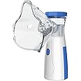 Portable Nebulizer Machine for Adults & Kids - Easy-to-Use Handheld Nebuliser with Mouthpiece & 2 Masks for Home & Travel