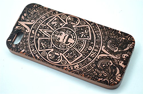 RoseFlower   iPhone SE iPhone 5S   iPhone 5 Funda de Madera - Palo de Rosa Maya - Natural Hecha a Mano de Bamb   Madera Carcasa Case Cover con Gratis Protector de Pantalla para tu Smartphone