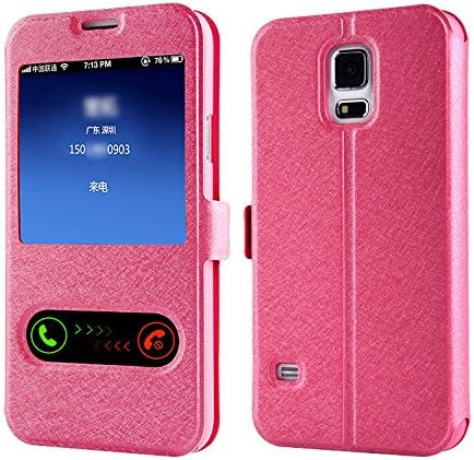 Case For Samsung Galaxy J7(2017),Fashion Window View Flip Wallet Cover Leather Case (5.5 inch)