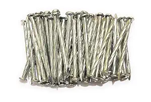 ZUA,Hard Steel Concrete Nails 3 inch (75 mm) Pack of 50 Pieces (3