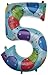 Produktbild Amscan Folienballon Riesen Zahl 5 Geburtstag 88cm groß Motiv Ballons, ohne Ballongas leer, 55x88cm