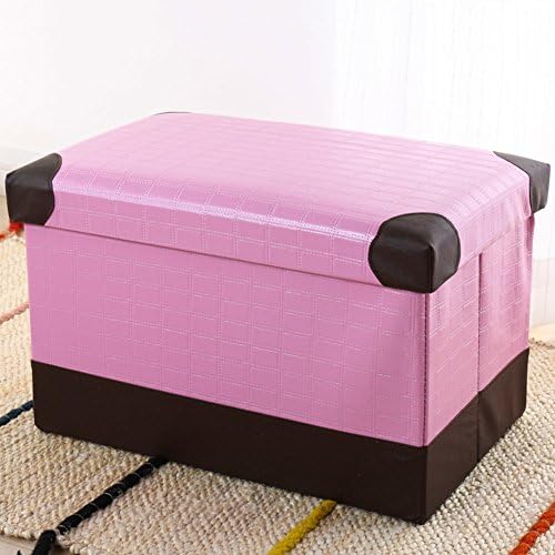 GTMLVBVBO Storage ottoman,Storage stool Folding bench toy chest Changing shoes stool Sofa stool Household use-D 40x25x25cm(16x10x10)
