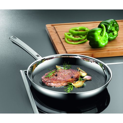 WMF Stielpfanne beschichtet Ø 24cm-schwarz Profi Resist Edelstahlgriff Mehrschichtmaterial mit Wabenstruktur induktionsgeeignet Handwäsche - 4