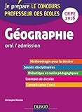 Géographie - Oral/admission - Professeur des écoles -CRPE 2016