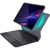 iPad Air 5. Nesil Uyumlu Magic Style Manyetik Yapışmalı Klavyeli Kılıf