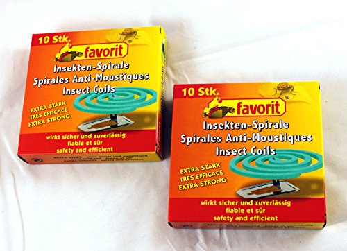 Anti-Mücken-Spiralen von favorit 40 Stück Mückenspirale Insektenspirale Mückenspiralen – Anti Mücken Spirale - 6