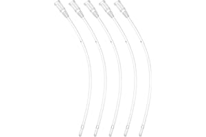 ULTECHNOVO 5Pcs Baby Bird Feeding Tubes, Transparent Young Birds Parrot Hose, Fast Feeding Parrot Hand Feeder Milk Water Feeder Tool Pet Milk Water Feeding for Baby Pet Birds