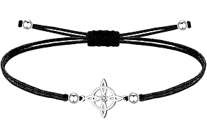 cotigo Pulsera Nudo de bruja Acero inoxidable plateado, dorado o de hilo + una pulsera de 7 nudos (gratis), nudo de bruja doble proteccion, Amuletos de suerte, bisutería para mujer.