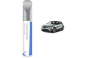 PARTS4EV KQJ - Peinture de retouche pour Renault - Correspondance exacte - Réparation des rayures et des éclats - Gris métallisé Rafale