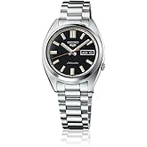 SEIKO Erkekler i&ccedil;in Otomatik Saat - 5 - Spor - Tarih Takvimi ve Aydınlık Eller ve İşaretleyiciler, 100 m Suya Dayanıklı