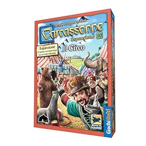 Giochi Uniti – Carcassonne Il Circo, Expansión 10 para Carcassonne, Juego de Mesa, Edición Italiana, GU626