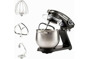 G3 Ferrari G20137 Pastaio Elegance planetarna maszyna do ugniatania ciasta z bezpośrednim napędem, 1800 W (maks.) 2300 W, 8 litrów, metal, 10 prędkości, ekran dotykowy, 8 litrów ze stali nierdzewnej