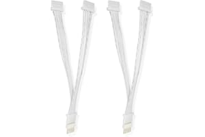 ‎LIGHT SOLUTIONS Light Solutions Y-splitter Verlängerungskabel für Philips Hue Lightstrip V4 Beleuchtung - LED-Band LED-Streifen LED-Beleuchtung - Verlängerung Erweiterung Kabel Strom - in weiß (2 stück)