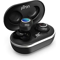 pTron Bassbuds Jets True Wireless Bluetooth 5.0 Headphones, Hi-Fi Audio, Deep Bass, Touch Control Earbuds, IPX4 Sweat…