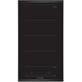 Bosch, Domino plate, Induction, Series 6, Sprint function, black | Flexible zone for containers of various shapes and ultra-f