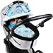 Dooky Pram Shade - Aqua Circles