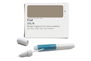 Genuine Colors Pennarello a vernice BEIGE CAPPUCCINO (MOCCALATTE) 231/B compatibile/ricambio per Fiat Beige