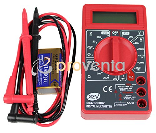Preisvergleich Produktbild Proventa / Digital Vielfachmessgerät Basic / Messgerät / Spannungsmessgerät / Strommessgerät / LCD Display