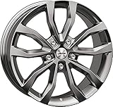 Titansilber Autec Felgen UTECA 8.0x18 ET45 5x114,3 SIL für Hyundai Coupe i30 i40 IONIQ Kona Nexo Santa Fe Sonata Tucson