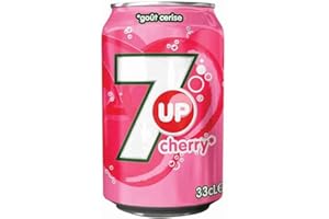 7up Cherry 33cl (lot de 3 packs de 24 soit 72 canettes)