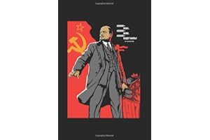 Lenin: Notebook & Journal - Lenin Soviet Propaganda Poster Journal, Communist Revolution Note Book Or Composition Book, School, College or Office Gag Gift