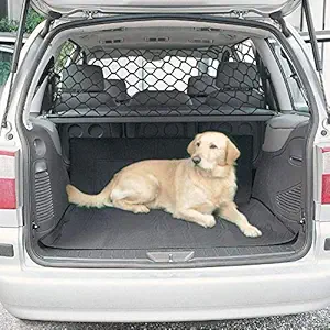 Leoie Practical Car Boot Fence Safety Barrier Pet Separation Net (Black)