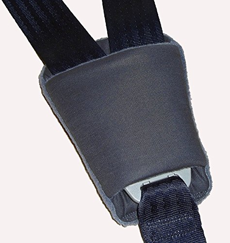 Baby Grey Buckle Crotch Carseat Pram Highchair Harness Cover Belt Pad