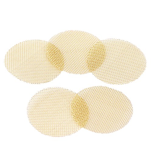 Mudder 150 Stück Pfeife Screen Filterung Messing Rohr Sieb Bowl Filter, 3/ 4 Zoll, mit Aufbewahrungsbox - 3