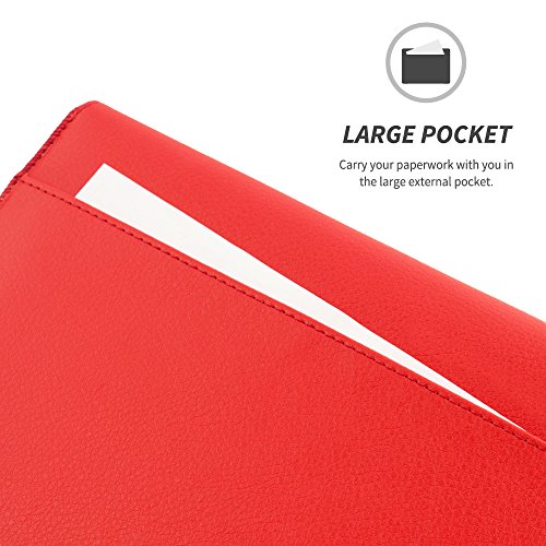 Surface Pro, Pro 4 und Pro 3 Sleeve (Rot), Snugg – Hülle mit lebenslanger Garantie für Surface Pro, Pro 4 und Pro 3 - 5