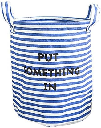 Clothes Storage Bag, Sonnena Foldable MutiColors Storage Bin Closet Toy Box Container Organizer Fabric Basket (Basket, D)