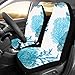 Produktbild Rtosd Meer Bunte Coral Marine Kreatur Benutzerdefinierte Fit Auto Drive Autositzbezüge Protector Für Frauen Automobil Jeep LKW SUV Fahrzeug Full Set Zubehör Für Erwachsene Baby (Set Von 2 Front)