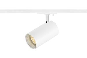 SLV ASTO TUBE Spot für 1-Phasen-Hochvolt-Schienensystem, GU10, 1x max. 10 W, weiß (1006446)