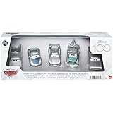 Disney 100th Anniversary Disney and Pixar Cars Diecast Toy Cars 5 Pack, 1:55 Scale, Gifts for Kids and Collectors, HPL98