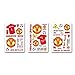 Produktbild Manchester United Stickers Aufkleber 32 Stück