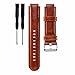 Produktbild bemodst® Garmin Forerunner Smart Watch Ersatz Armband, verstellbar-seitige Echtleder Uhrenarmband mit Werkzeuge zum herausnehmen für Garmin Forerunner 220 230 235 630 620 735
