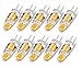 Produktbild G4 LED Warmweiss 10er Pack 2W Ersetzt 10W Halogen,AC/DC12V 120LM 2700K Nicht Dimmbar [Energieklasse A++]