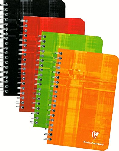 Download CLAIREFONTAINE - Lot de 5 Carnets Reliure Intégrale 11x17 cm - 180 pages - Réglure Lignée