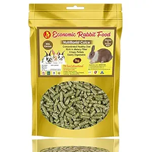 Pet Care International (PCI) Economic Food for Rabbit, A Complete and Balanced Diet with Rich in Protein, Vitamins, Minerals & Calcium (1 Kg)