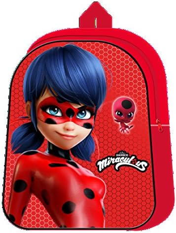 Backpack Miraculous Ladybug Infant school 3D effect 24 x 31 cm adjustable straps