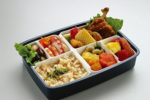 Skater Japanese Modern/Traditional Compartmental Bento Box, 870ml, Chopsticks by Skater - 3