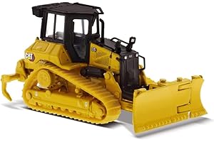 Caterpillar- Diecast Masters 85953-Bulldozer Lame Rabattable D5 LGP, échelle 1:87, à partir de 14 Ans, 85953, Yellow